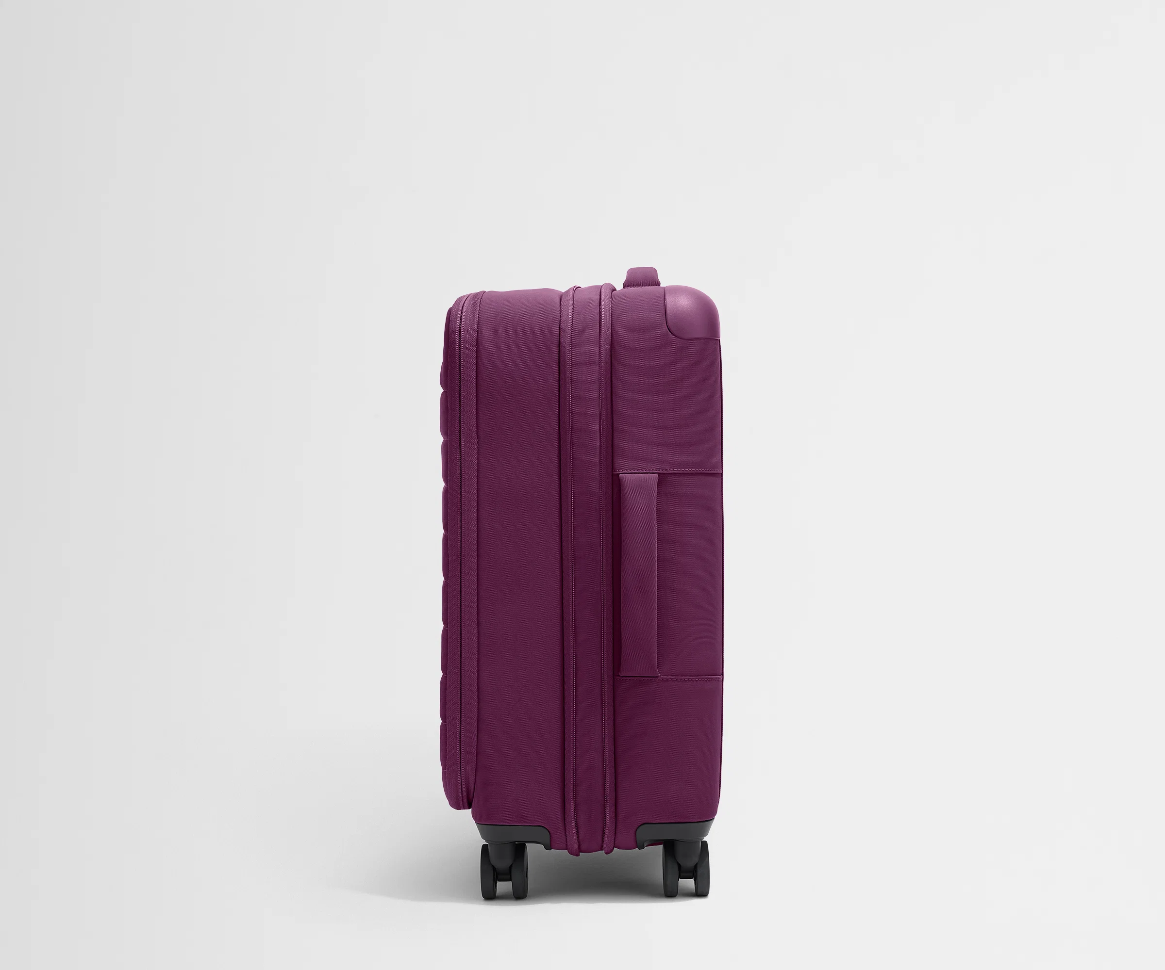 Softside Bigger Carry-On in Plum Purple - Image 3