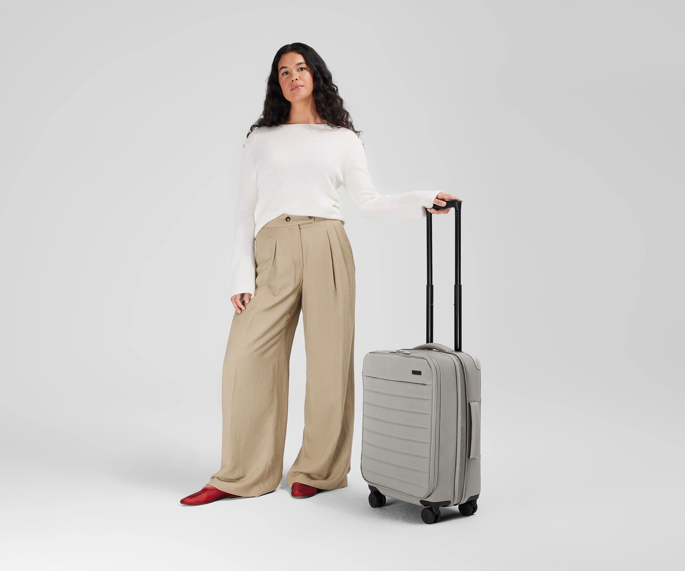 Softside Carry-On in Cloud Gray - Image 4