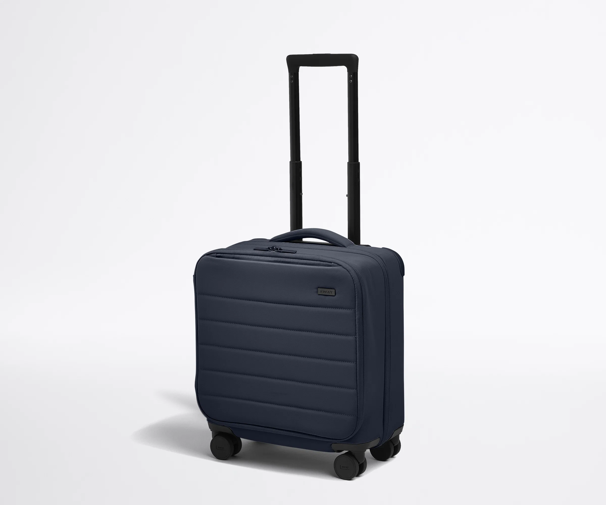 Softside Compact Carry-On in Navy Blue - Image 2