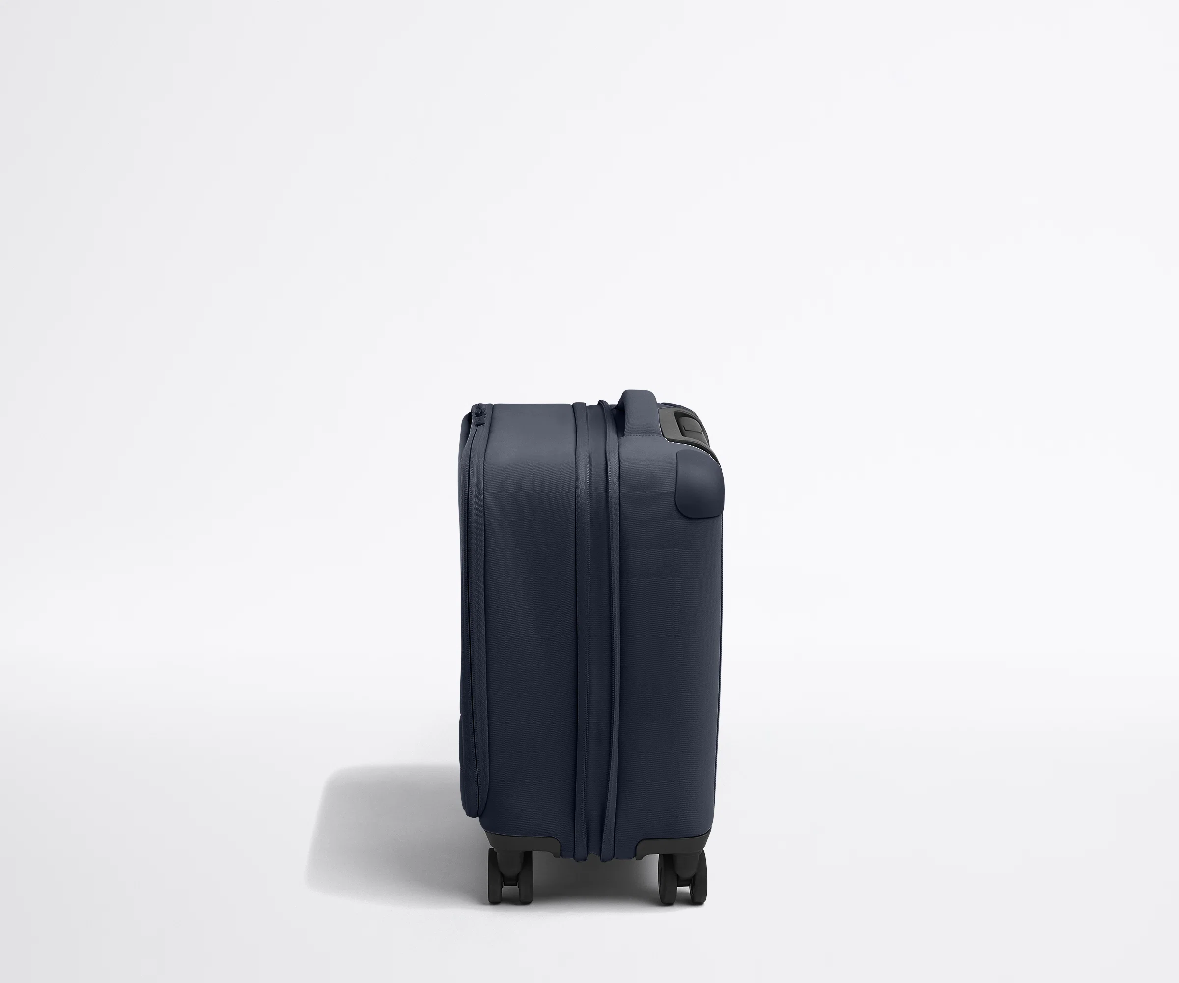 Softside Compact Carry-On in Navy Blue - Image 3