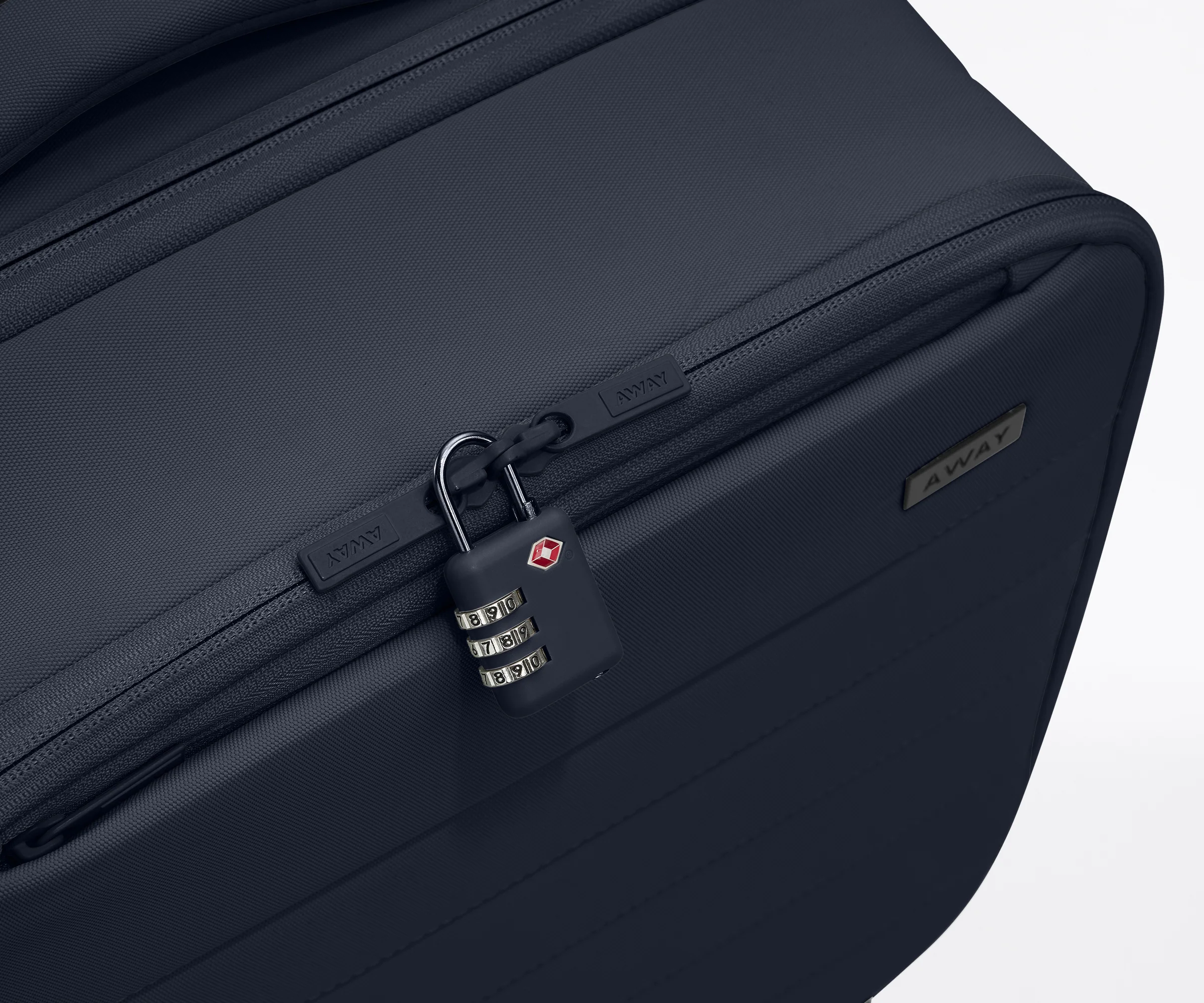 Softside Compact Carry-On in Navy Blue - Image 7