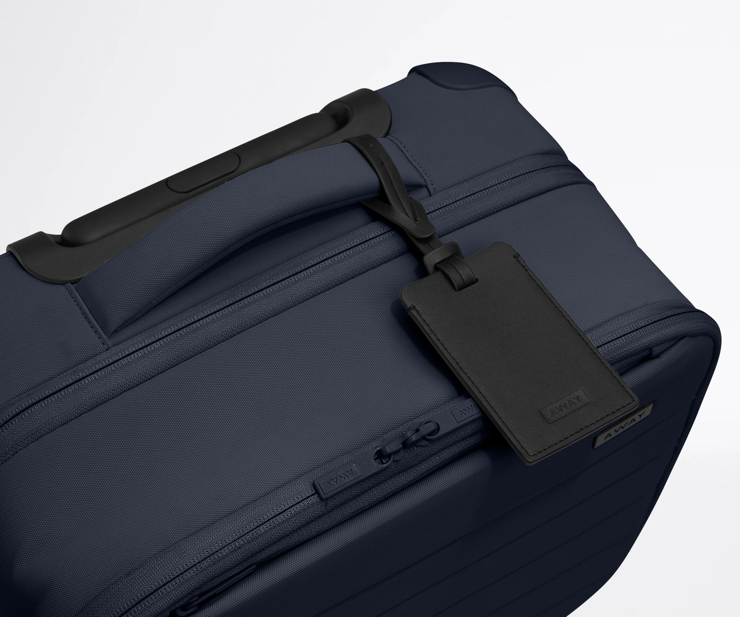 Softside Compact Carry-On in Navy Blue - Image 8