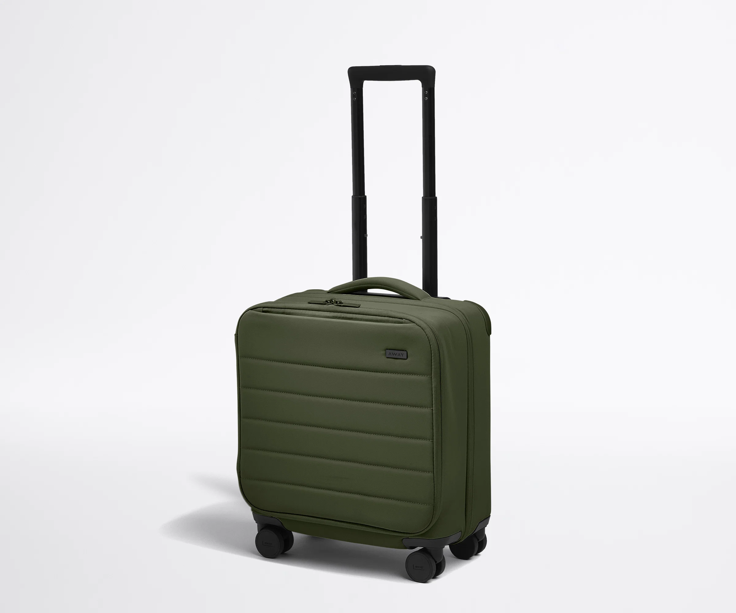 Softside Compact Carry-On in Olive Green - Image 2